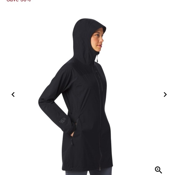 Mountain Hardware- Stretch Ozonic Parka - M - Women - Black - Picture 3 of 8